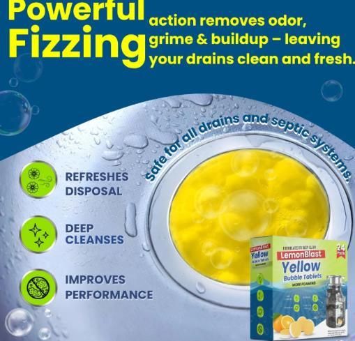 LemonBlast Yellow Bubble Tablets-BUY 1 GET 1 FREE